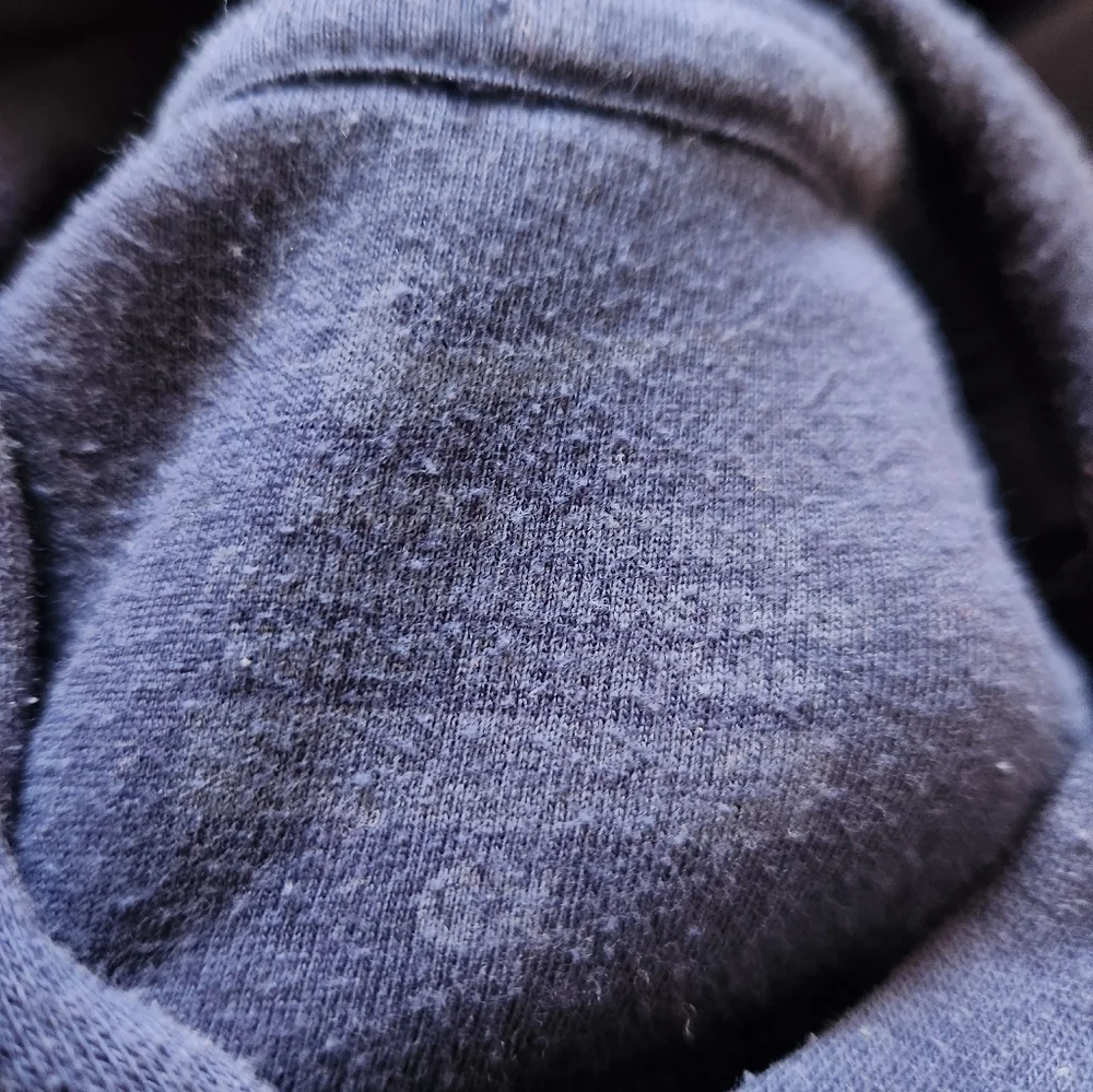 NIKE Kids Hoodie Size 6X Blue Just Do It Cotton Poly Sweatshirt Swoosh - Picture 3 of 9